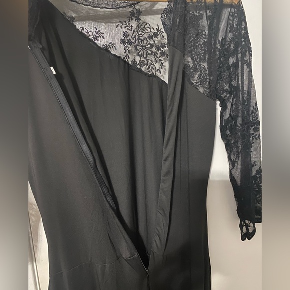 NWOT Women’s formal long black dress - Picture 7 of 10